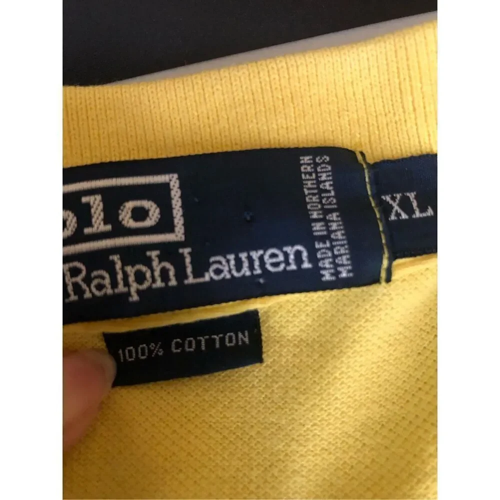 Vintage Polo Ralph Lauren Shirt polo shield Logo Size XL